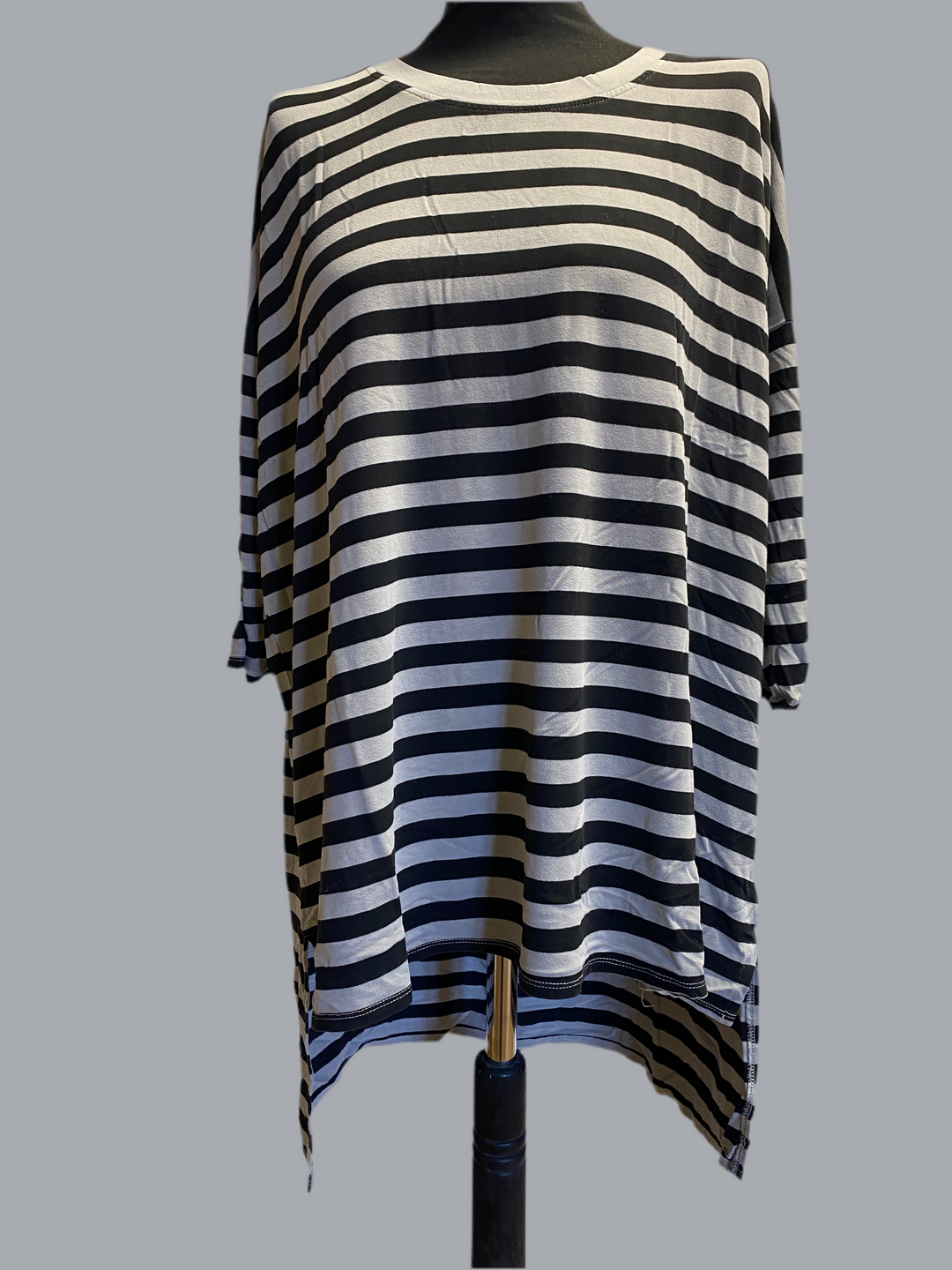 Nautical Long Line Stripe Heaven Dip Back Top