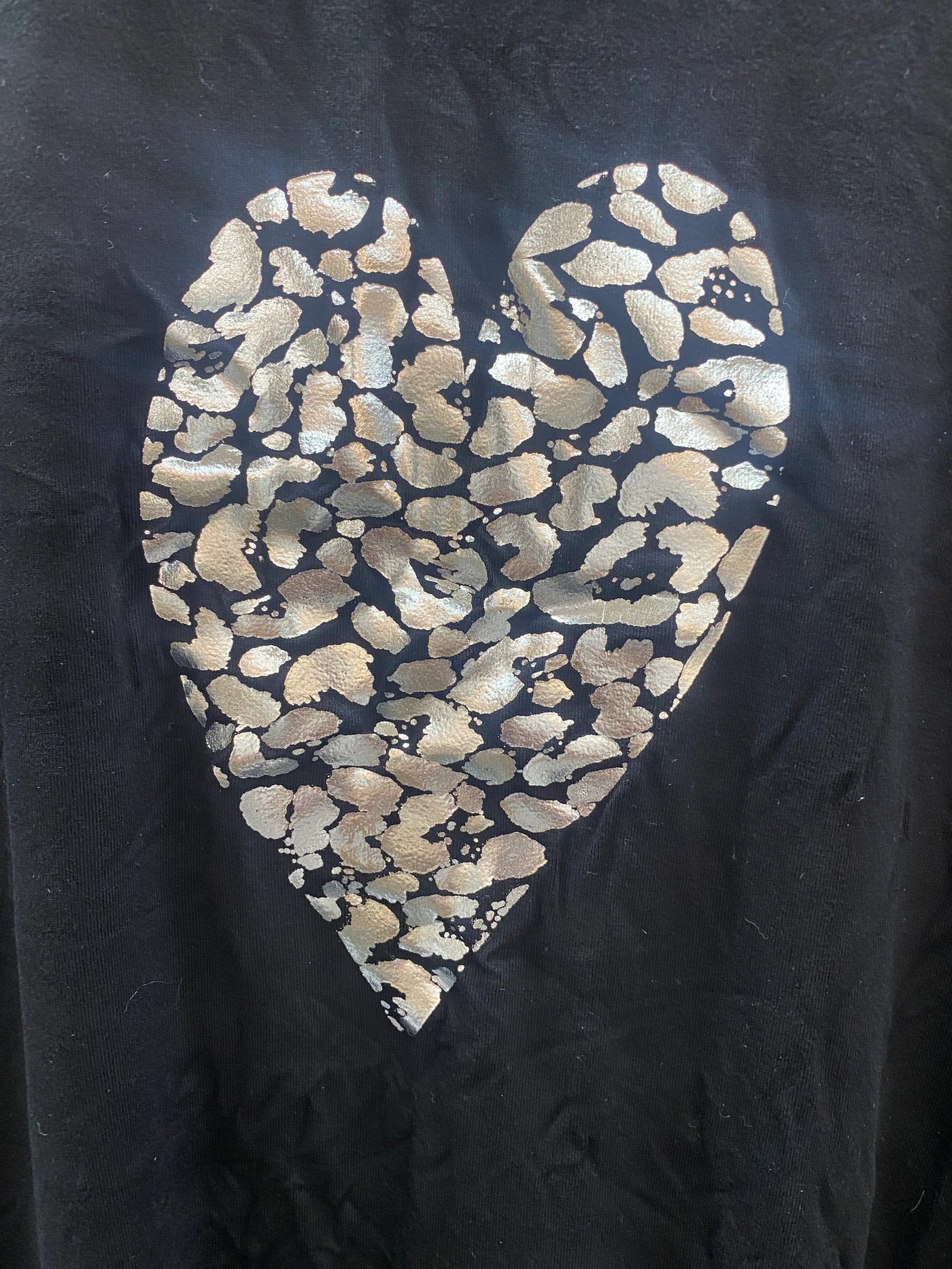 foil heart Tessa sleeveless Tee