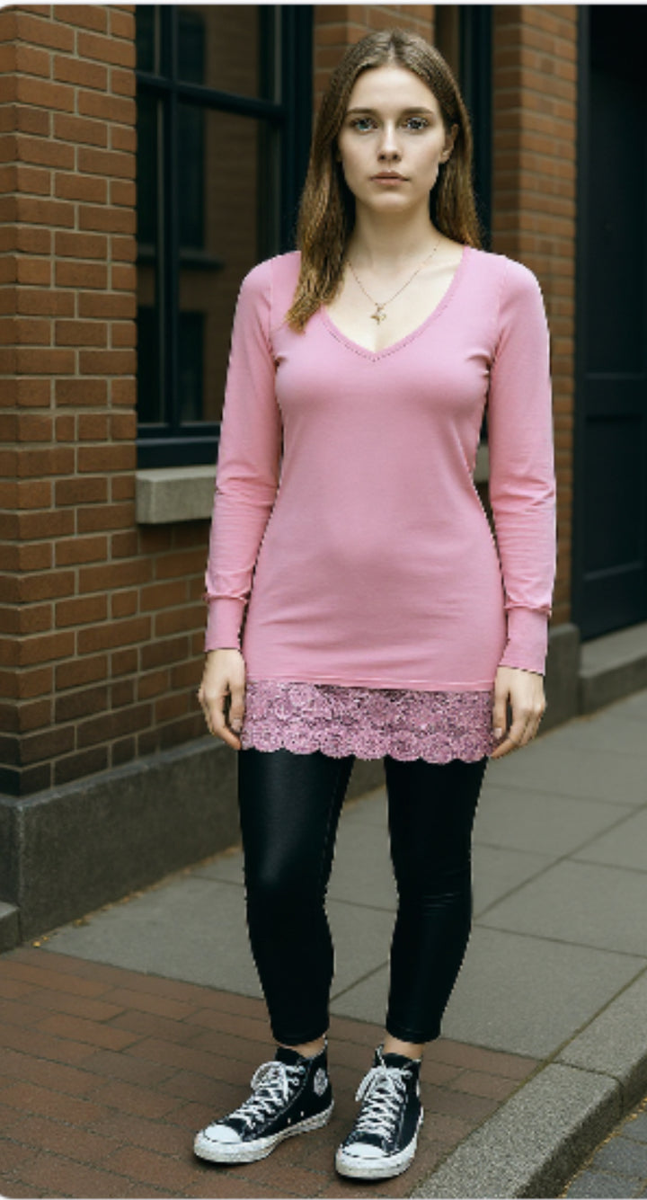 Sammy Lace Vest Longline Pretty Vest