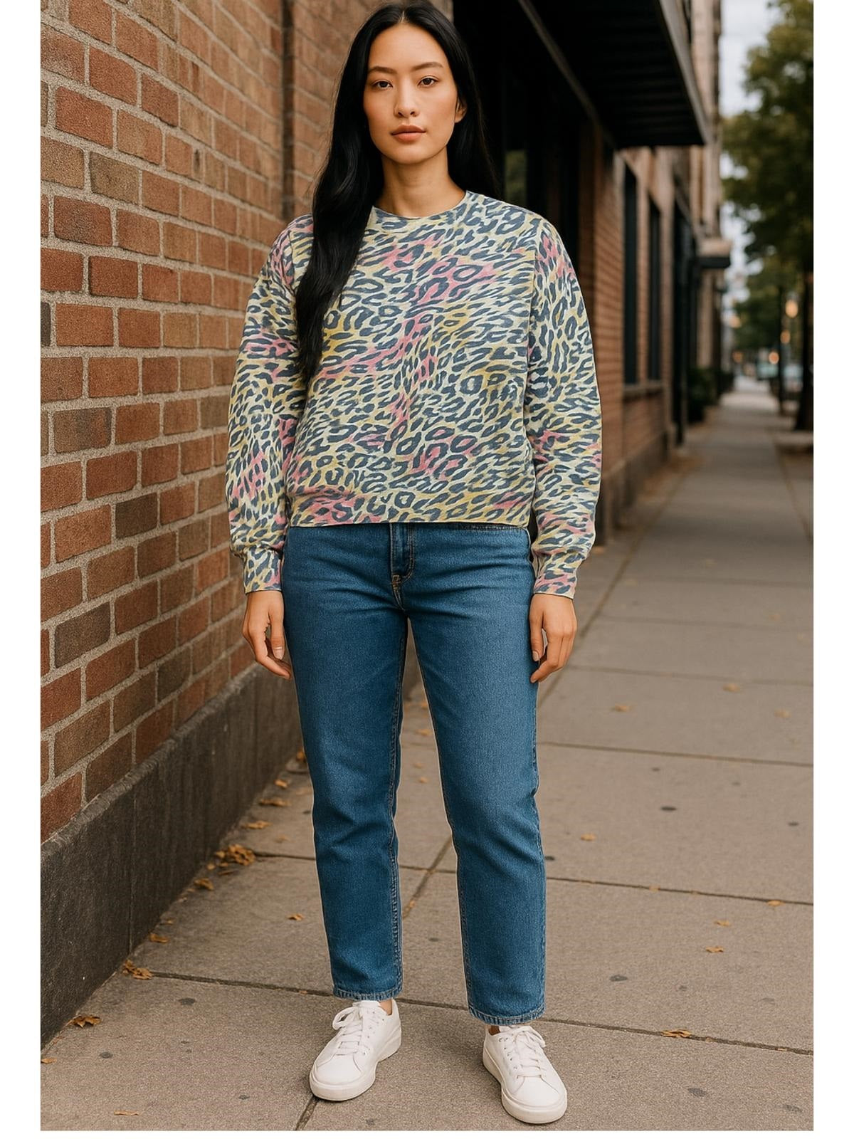 Patchwork Animal print  GLORIA SWEAT