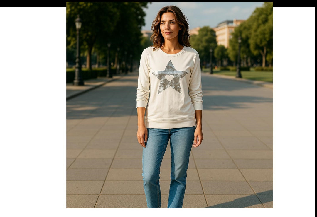 Sofia Sweat Sundae tee Star Print