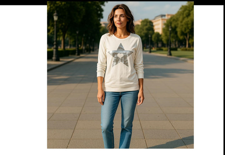 Sofia Sweat Sundae tee Star Print