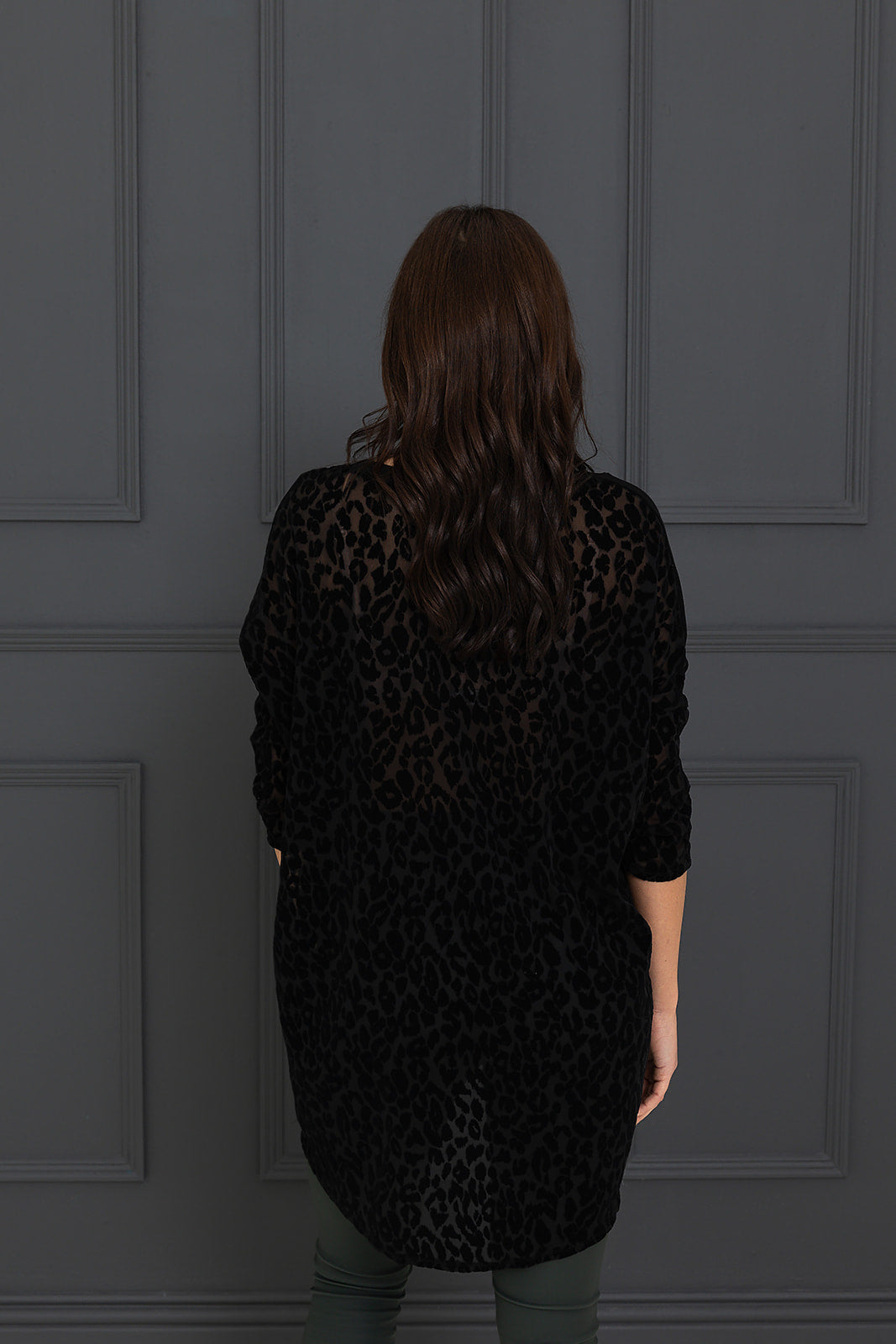 animal flock chiffon BACK  flirty