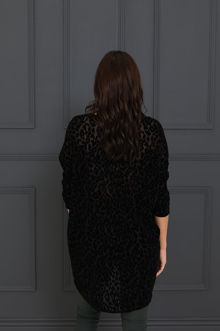 animal flock chiffon BACK  flirty