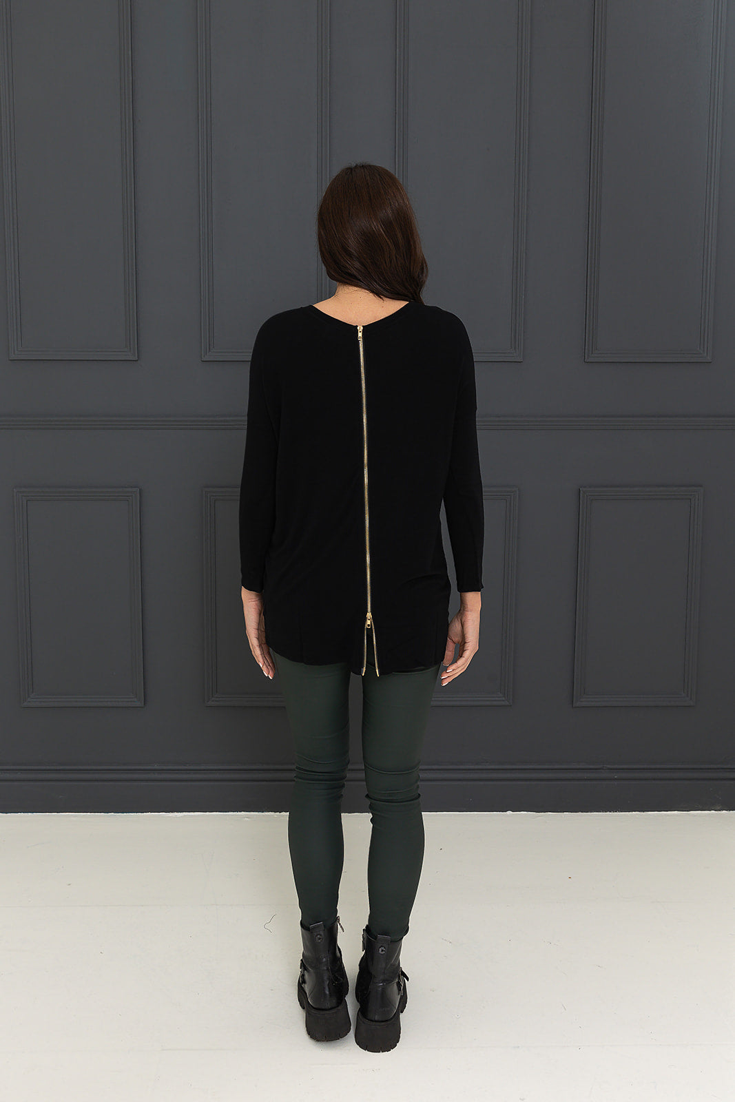 A Post Card From Brighton Back Flickie Zip Top