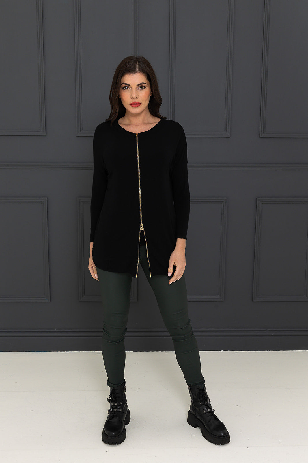 A Post Card From Brighton Back Flickie Zip Top