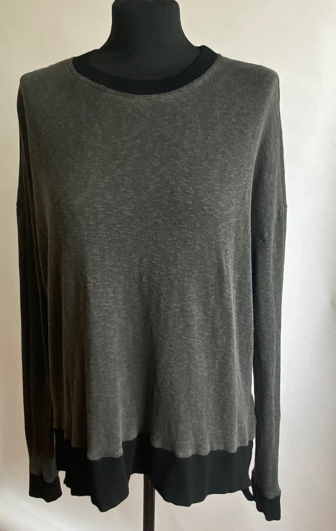 Winter 23 jo jo slub contrast  knit