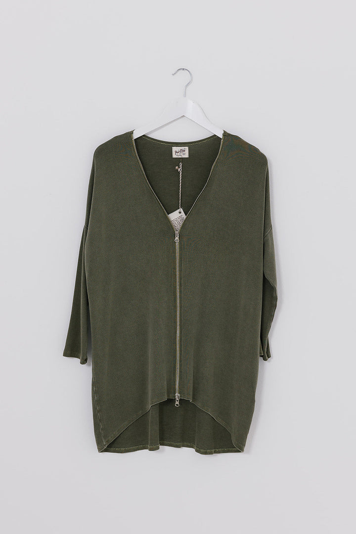 Sale Flick Zip Top