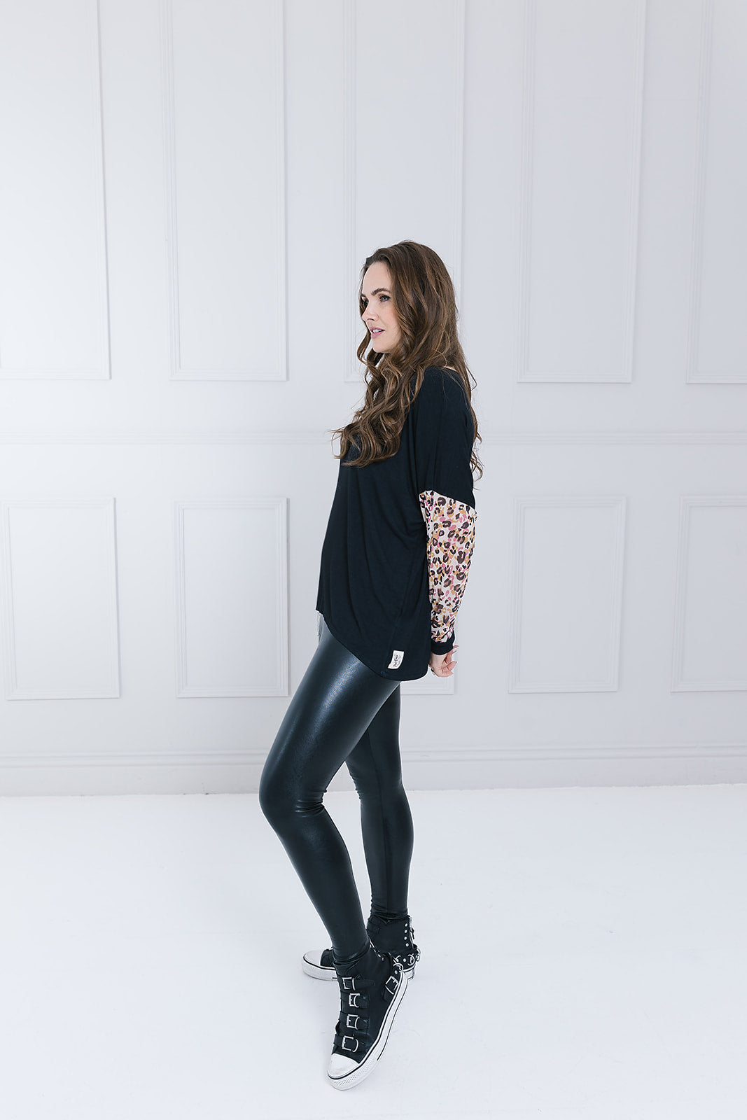 A/W Abstract Animal Katie Chiffon Sleeve