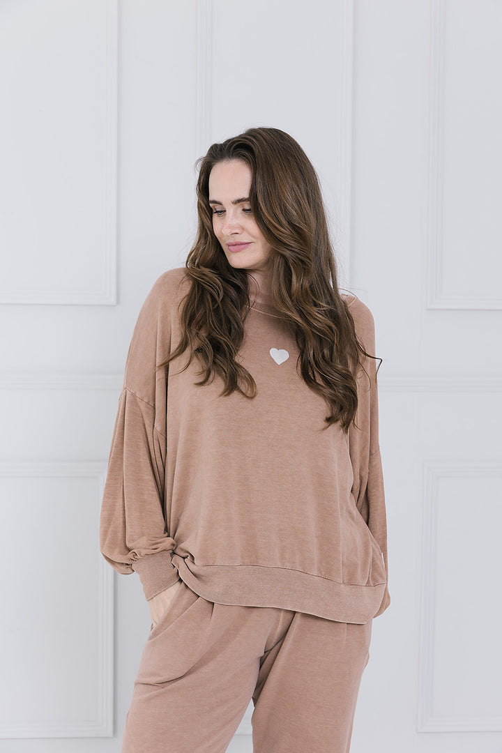 A/W Gloria Little sweetheart print sweat