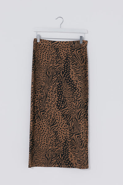 Crazy Animal Milly Midi Skirt