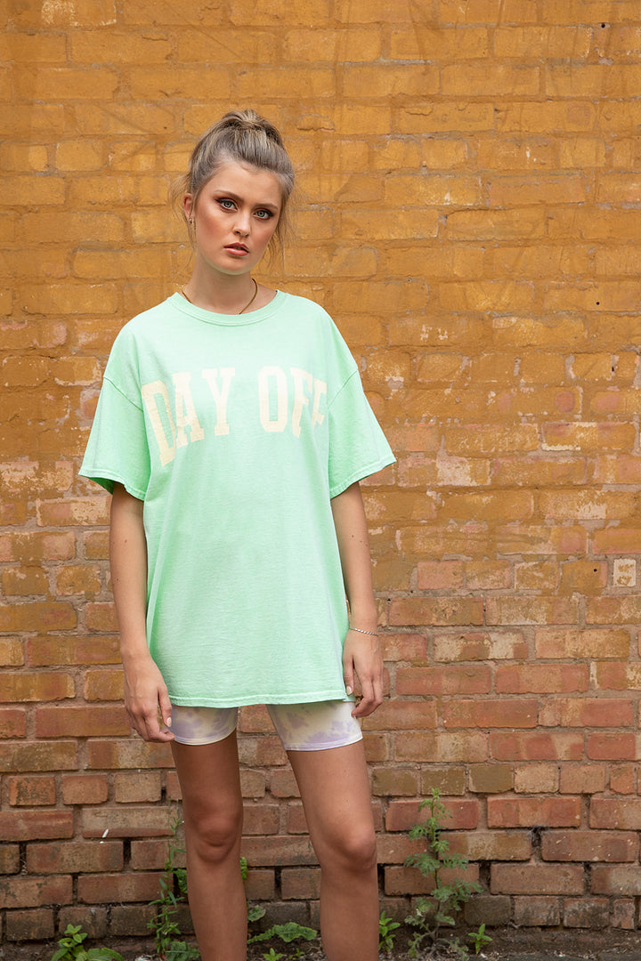 Sundae Tee Day Off Vintage Boyfriend T Shirt