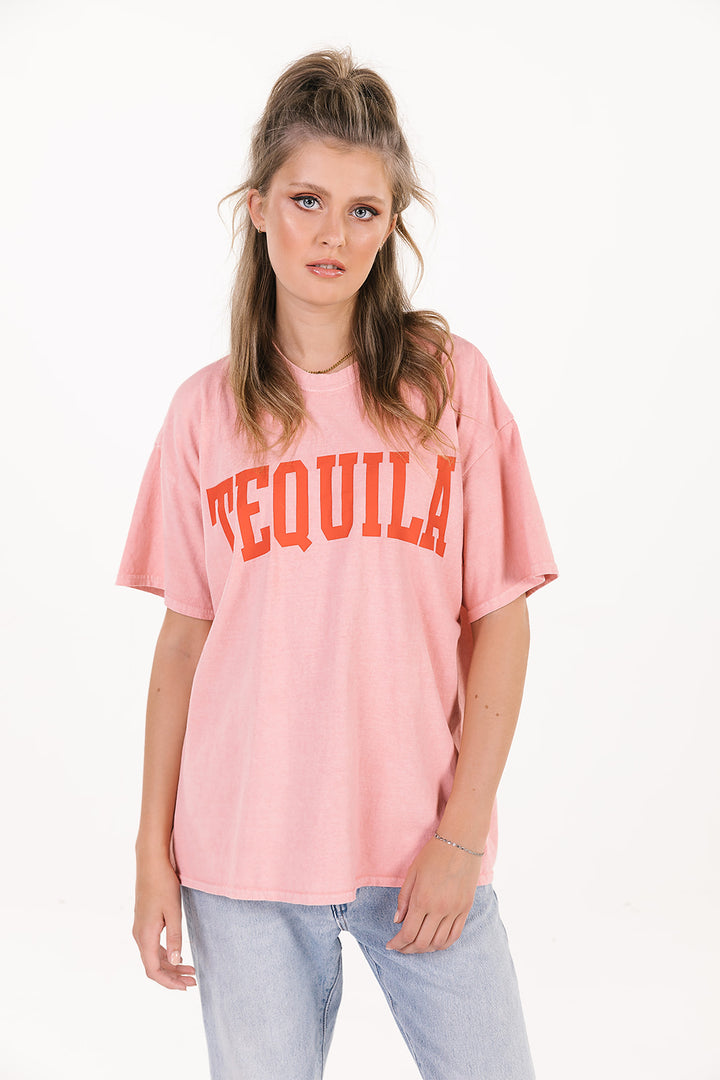 Sundae Tee Tequila Vintage Boyfriend T Shirt