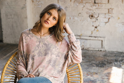 Erica Botanical Puff Sleeve Sweat