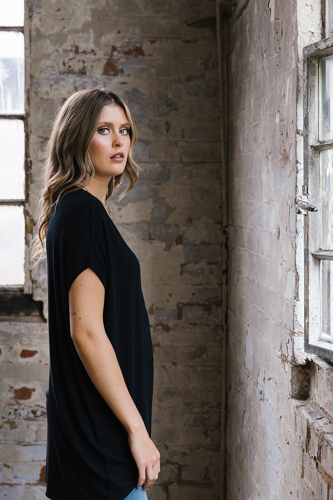 Summer  Short Sleeved Flick Zip Top