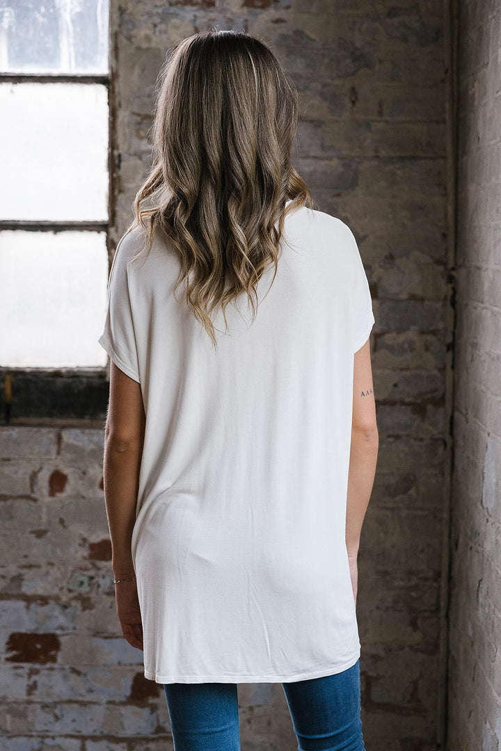 Summer  Short Sleeved Flick Zip Top