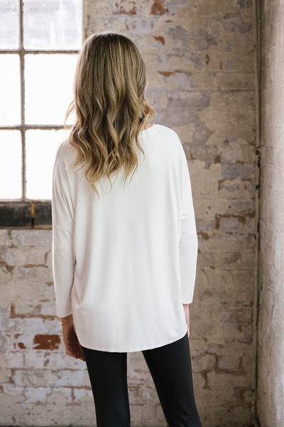 Karma Curved Hem Top