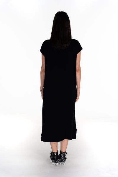 Amelia Plain Midi Dress