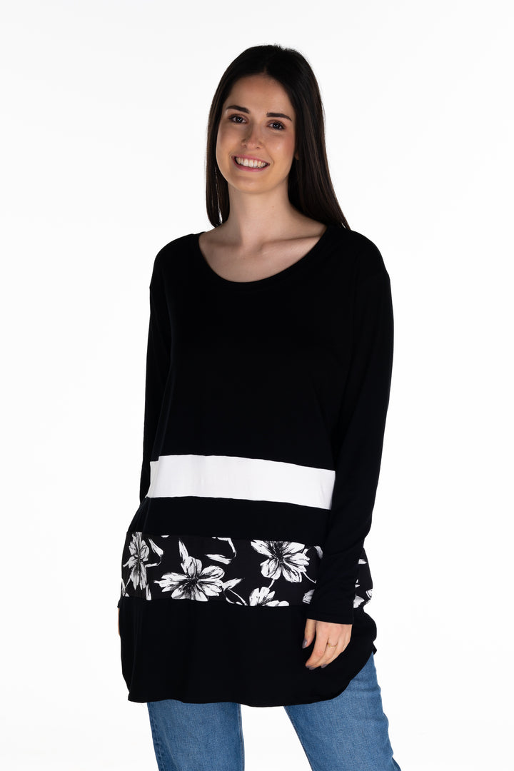 Angie Floral Panel Dress