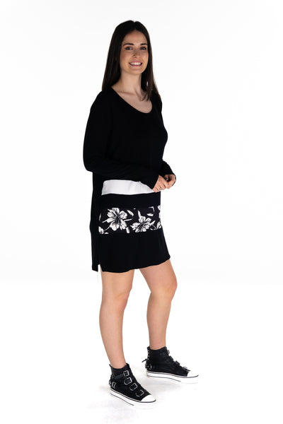 Angie Floral Panel Dress