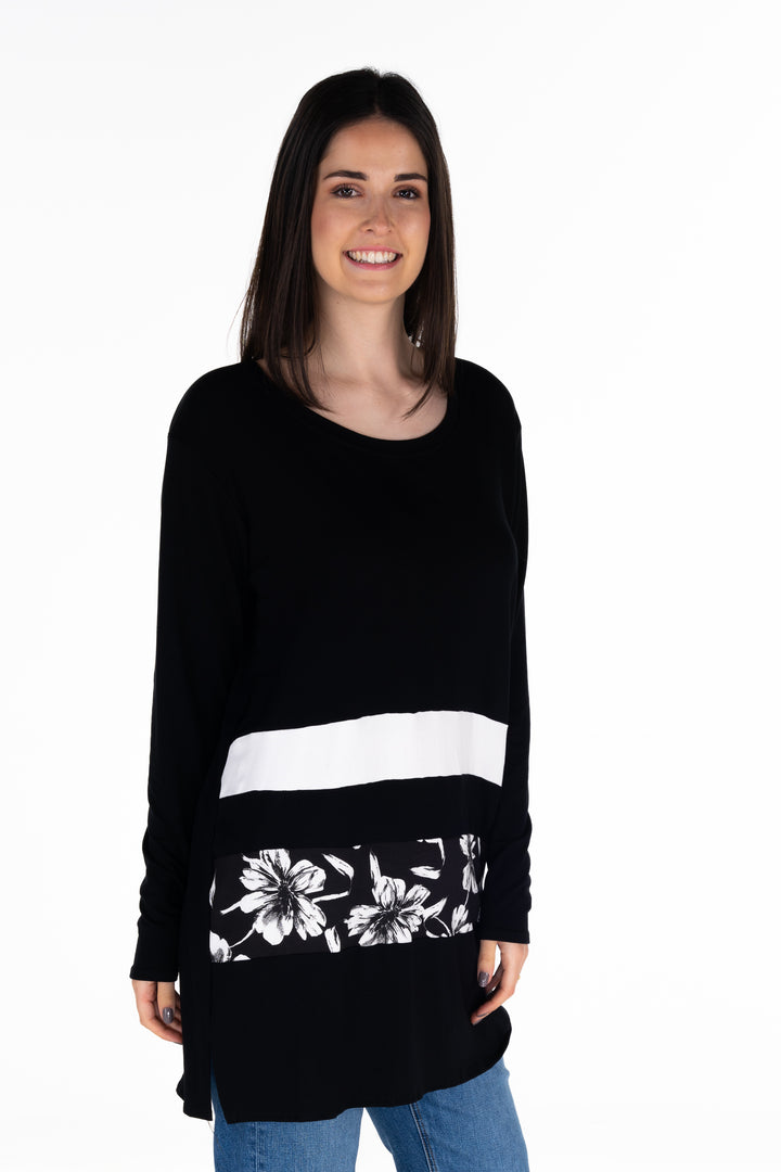 Angie Floral Panel Dress