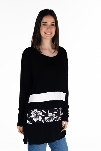 Angie Floral Panel Dress