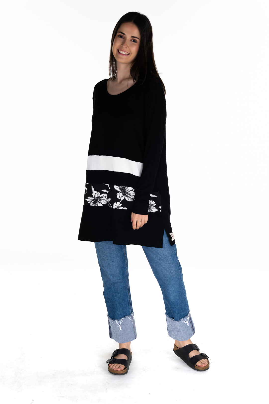 Angie Floral Panel Dress