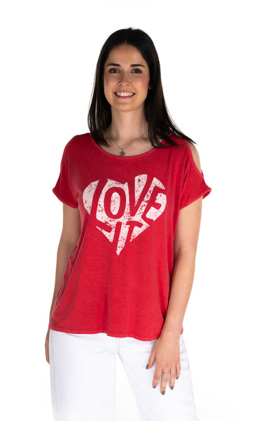 Love It Cold Shoulder Tee