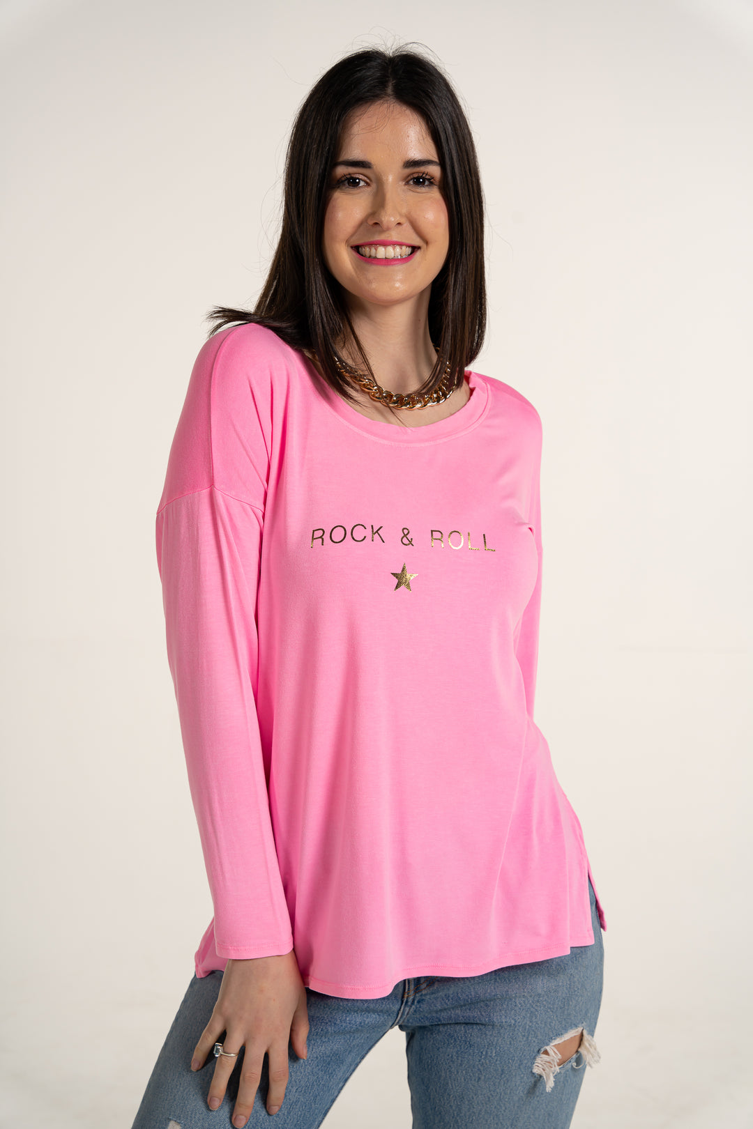 Rock And Roll Long Sleeved Top