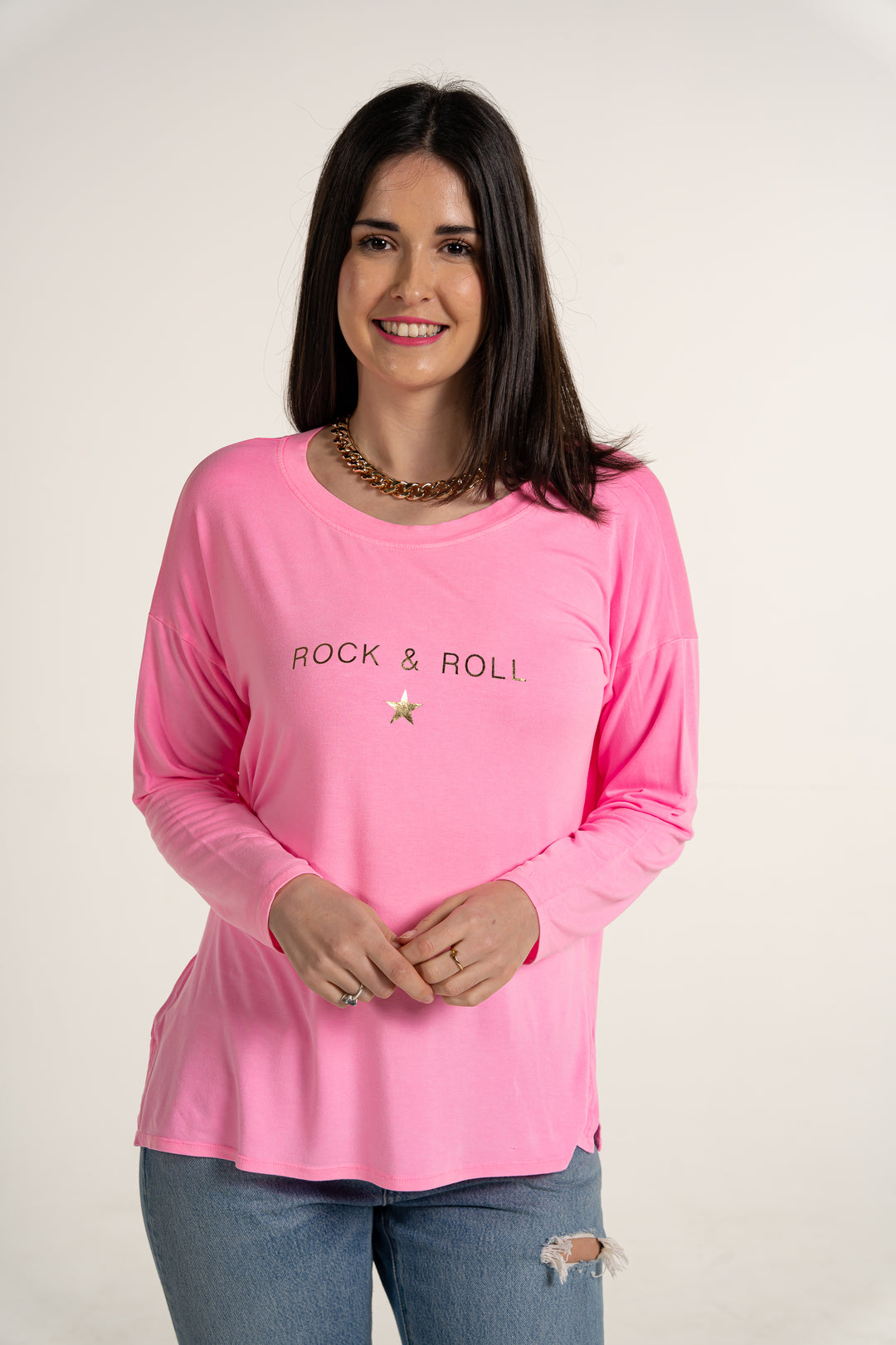 Rock And Roll Long Sleeved Top