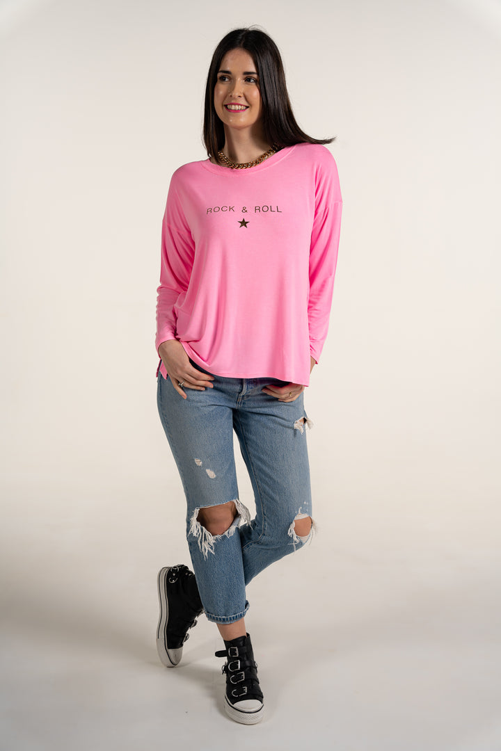 Rock And Roll Long Sleeved Top