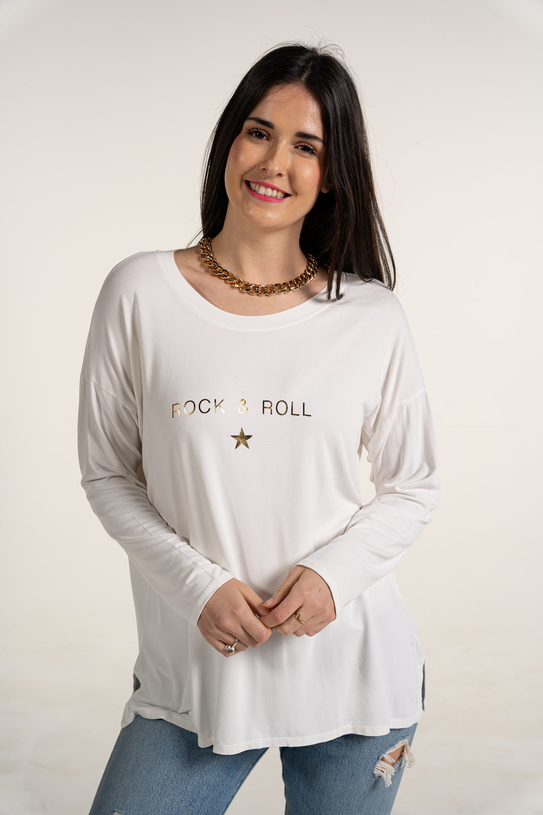 Rock And Roll Long Sleeved Top