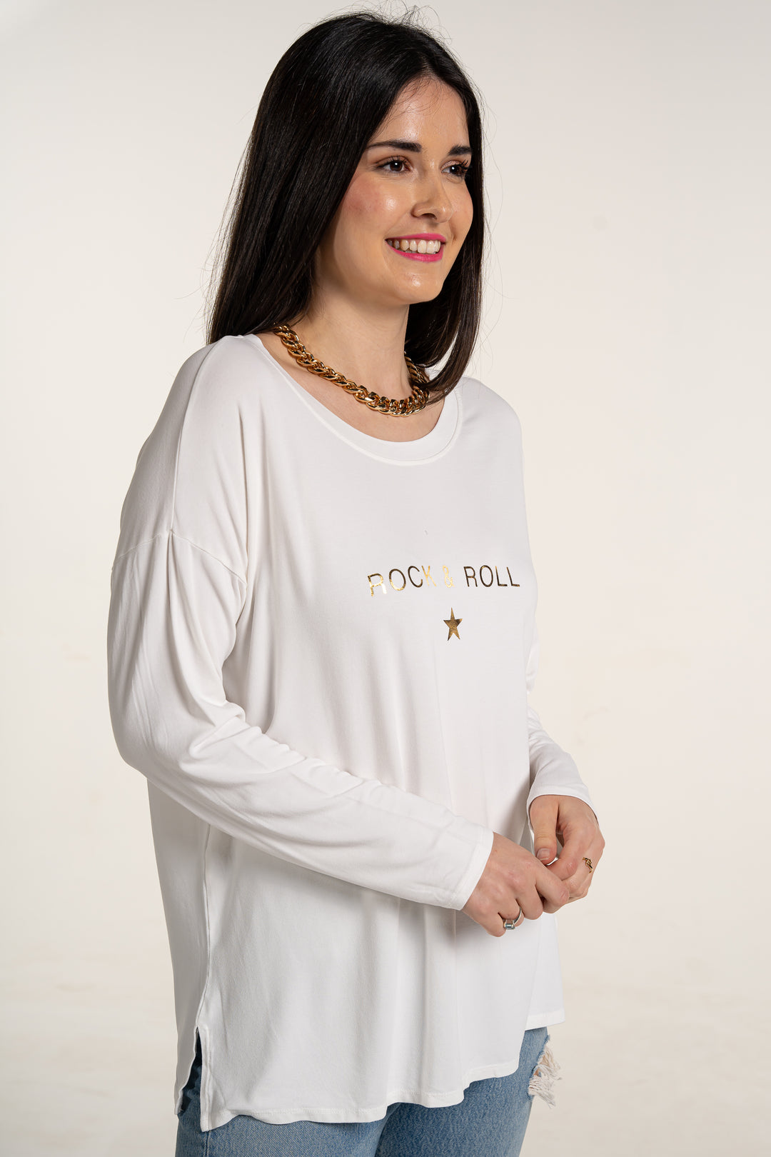 Rock And Roll Long Sleeved Top