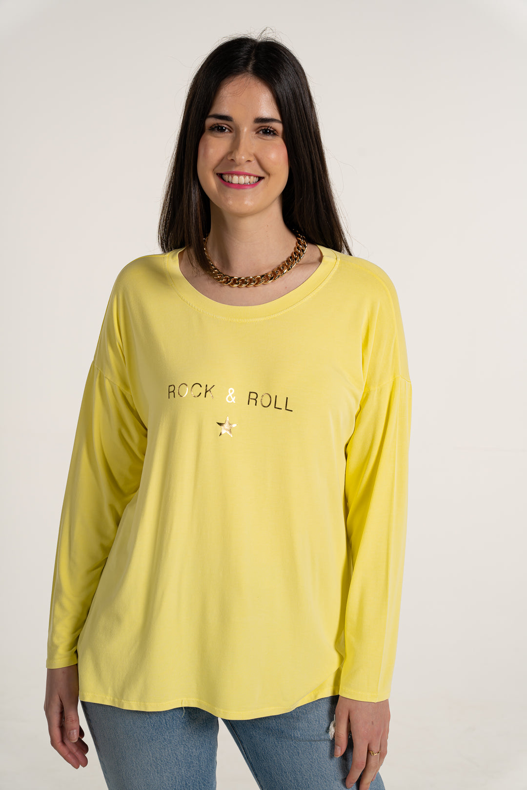 Rock And Roll Long Sleeved Top