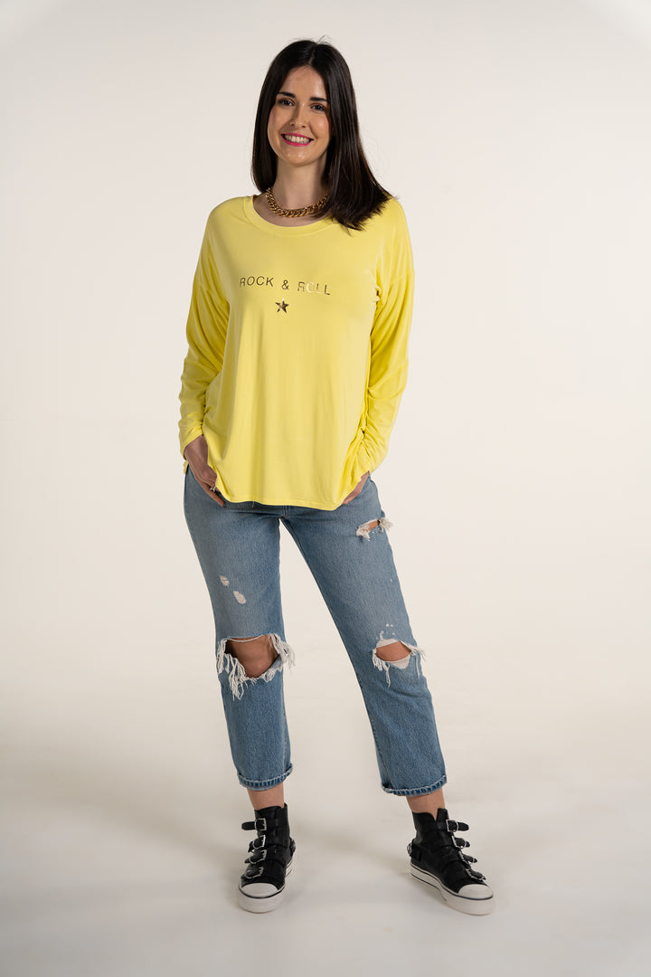 Rock And Roll Long Sleeved Top