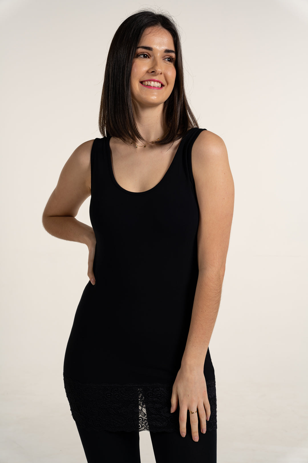 Sammy Lace Vest Longline Pretty Vest – A Postcard from Brighton