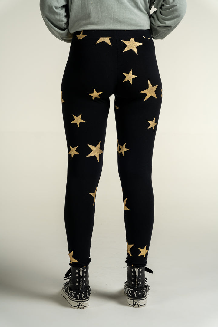 Selena Gold Star Leggings