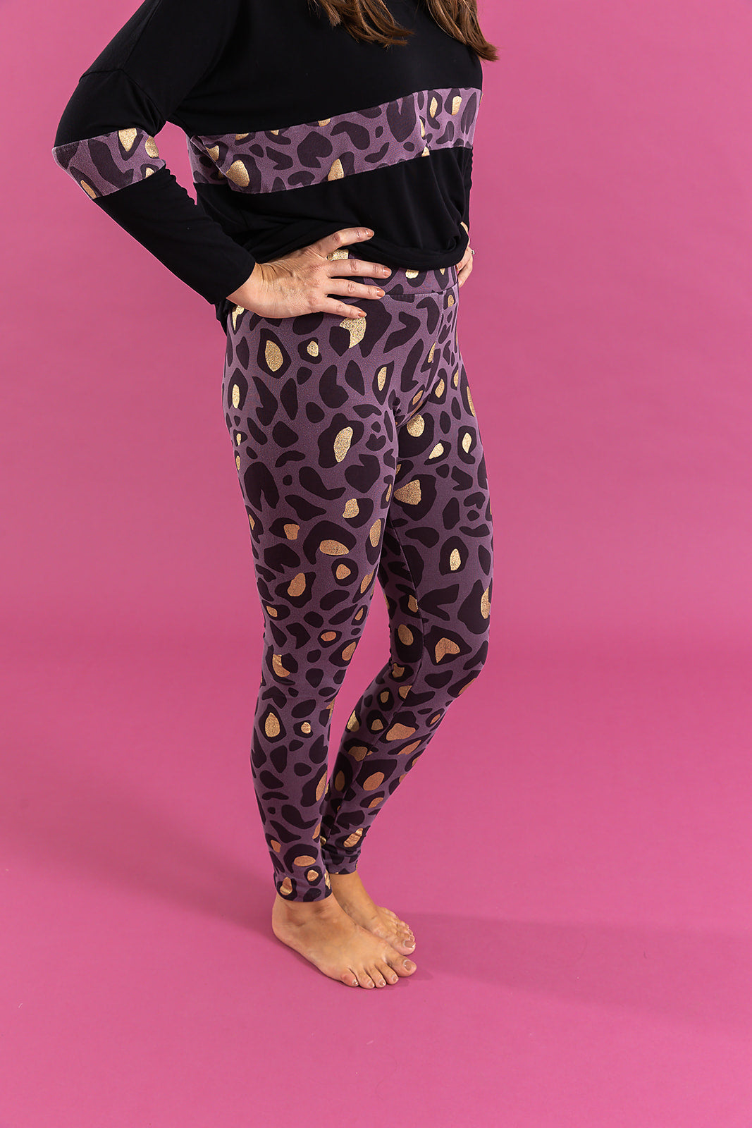 Leo Noire gold animal Anita Leggings