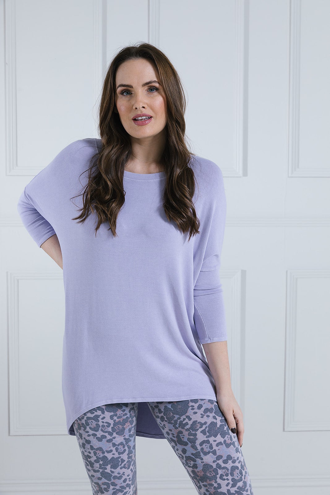 Summer Flirty Long Line Dipped Back KnitTop