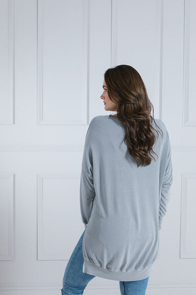 Hattie Heart Print Longline Sweat