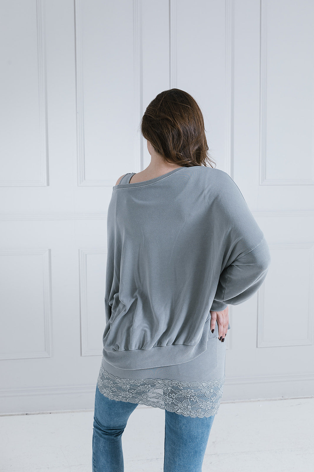 Fleur Flower Print Puff Sleeve Sweat