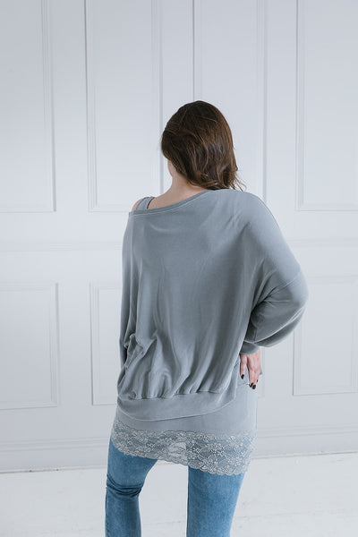 Fleur Flower Print Puff Sleeve Sweat