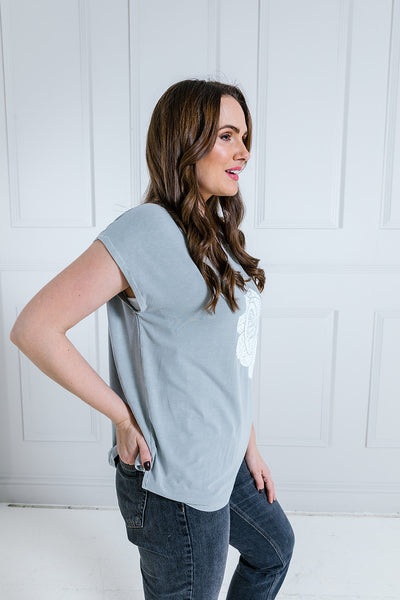 Rose Print Tee