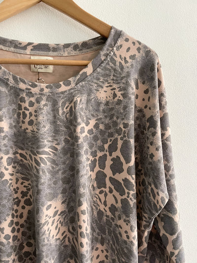 Random Animal Print Karma Top