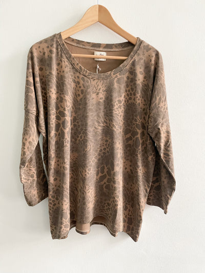 Random Animal Print Karma Top