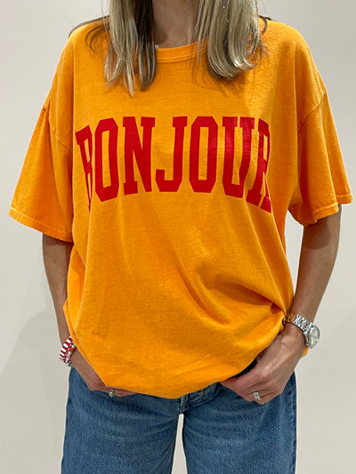 Sundae Tee Bonjour Vintage Boyfriend T Shirt
