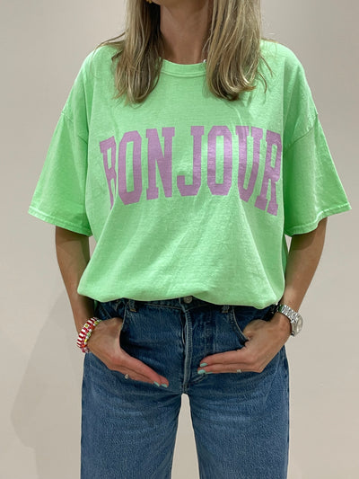 Sundae Tee Bonjour Vintage Boyfriend T Shirt
