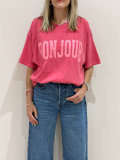 Sundae Tee Bonjour Vintage Boyfriend T Shirt