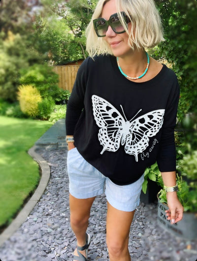 Fly Away Butterfly Sweat