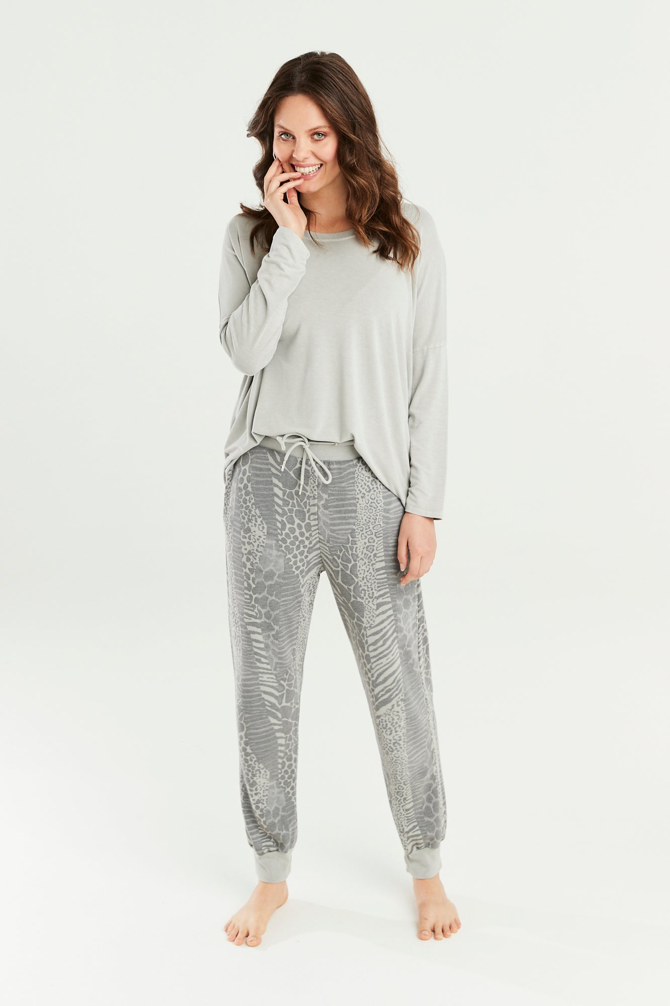 Alex Multi Animal Print Joggers